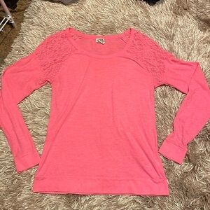 Pink Victoria’s Secret Long Sleeve‎ Pink Shirt Size Medium